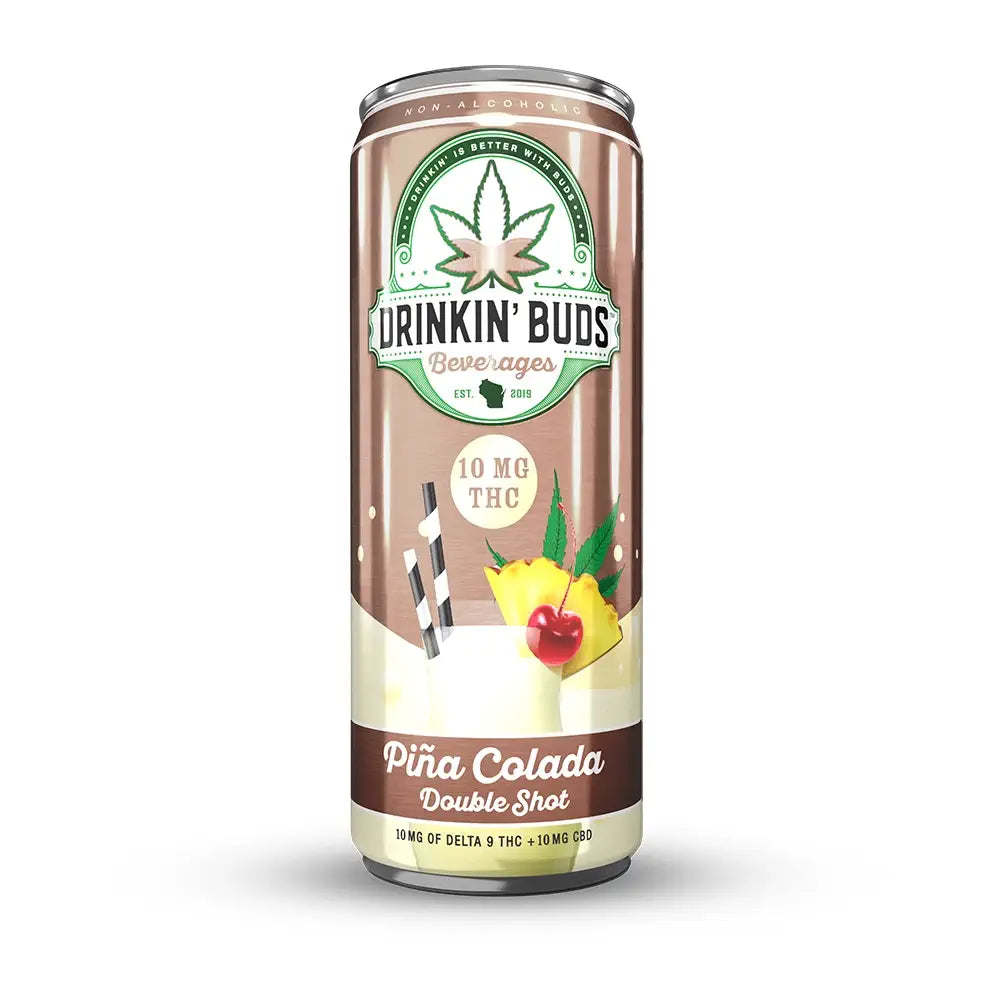Double Shot Piña Colada 10MG THC Cocktail 4PK
