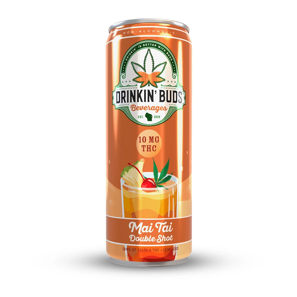 Double Shot Mai Tai 10MG THC Cocktail 4PK