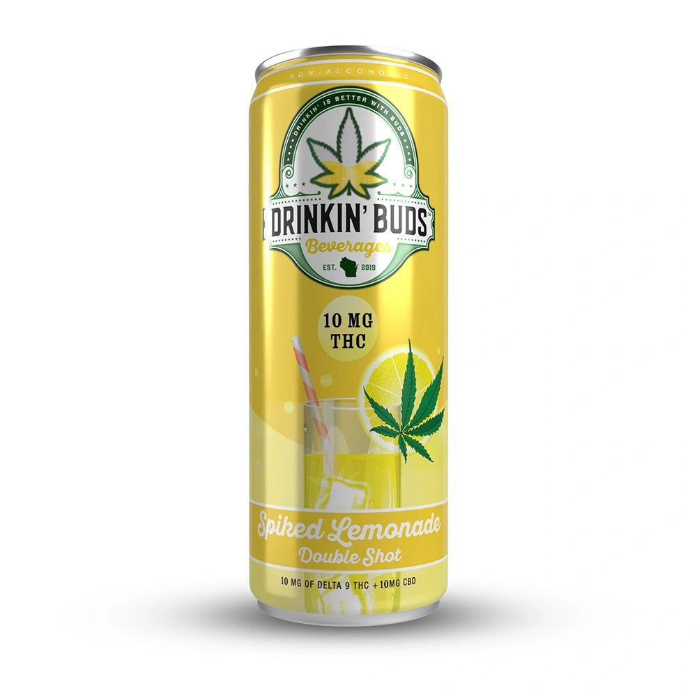 Double Shot Spiked Lemonade 10MG THC Cocktail 4PK